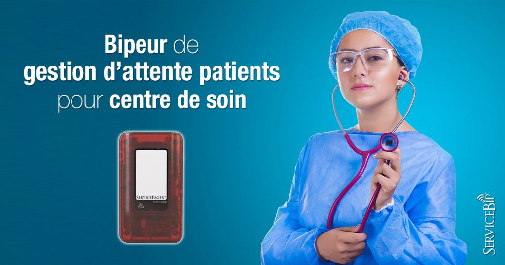 Bipeur gestion file d'attente patient